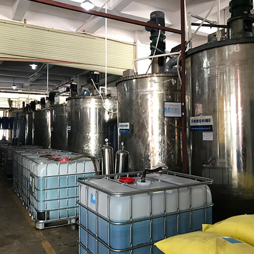 Ink blending room