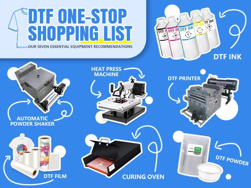 DTF One-Stop Shopping List