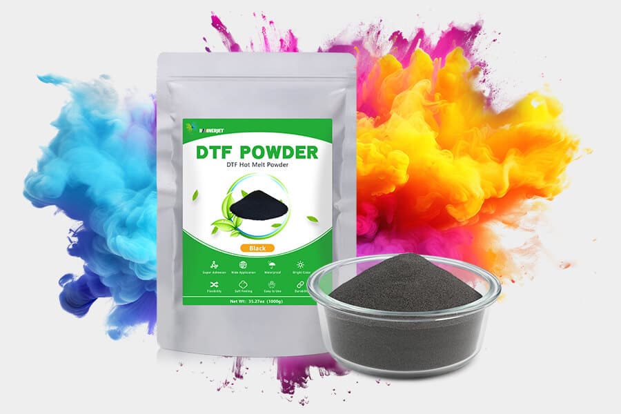 Black DTF Powder