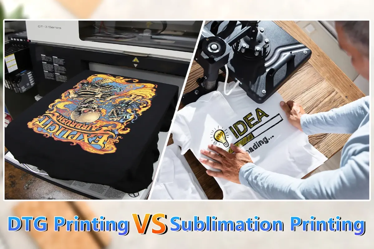 DTG Printing VS Sublimation Printing