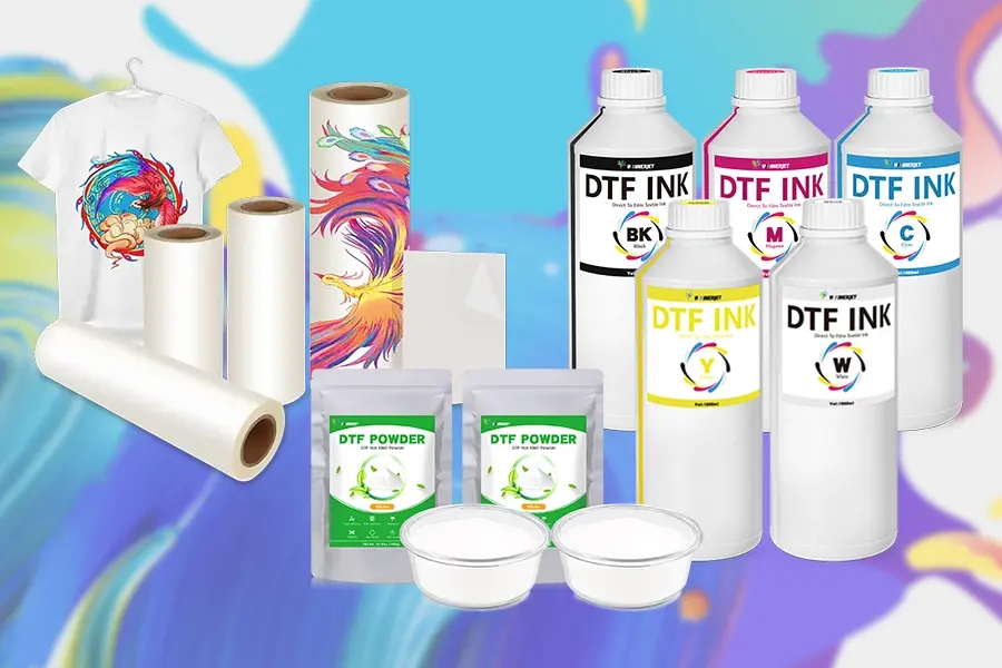 DTF Printers Ink And Film And Powder