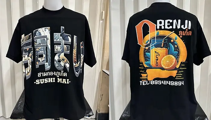 DTG Printer Printing T-shirt