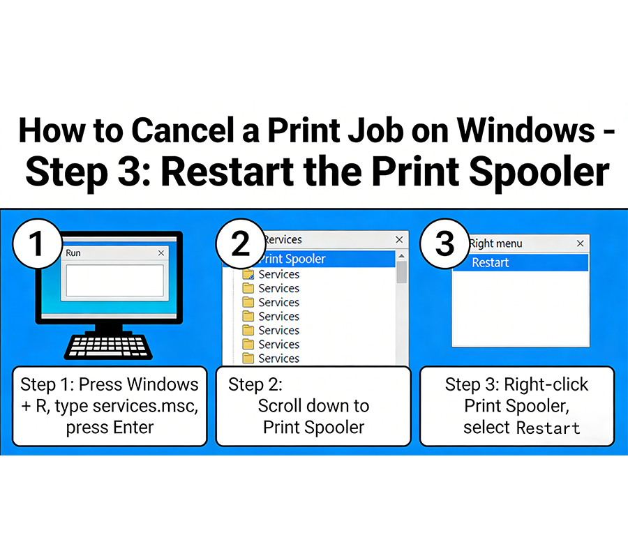 How to Cancel a Print Job on Windows