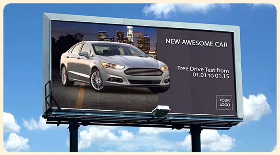 Outdoor billboards