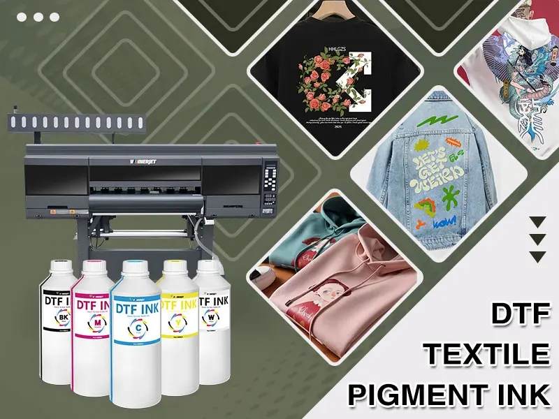 DTF Textile Pigment Ink applications features