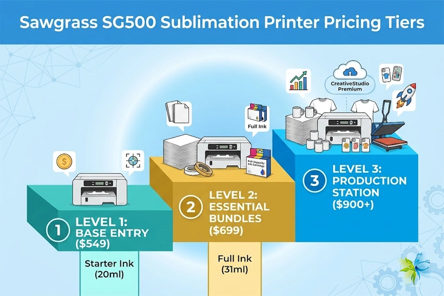 Comparison of Sawgrass SG500 printer