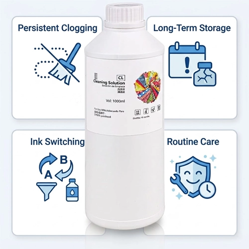 Winnerjet 1000ml Epson cleaning solution for printhead unclogging