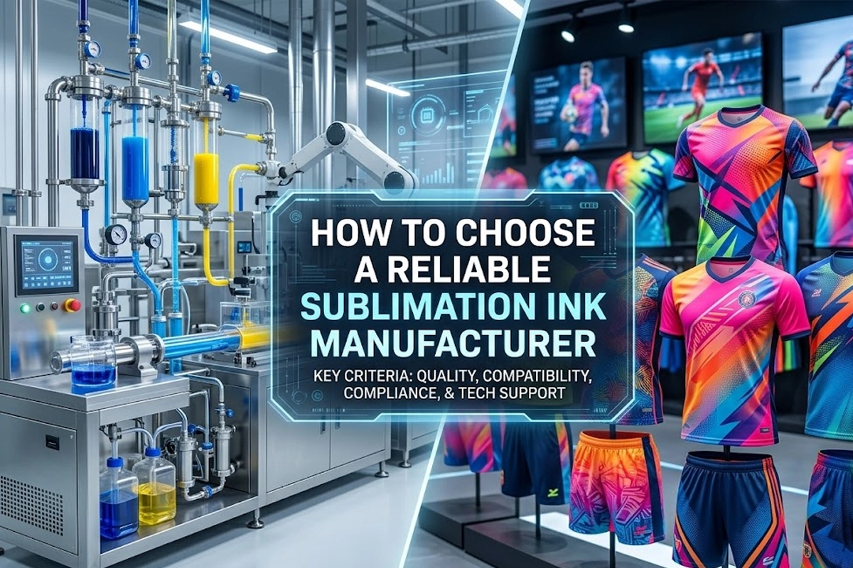 A comprehensive B2B buyer guide on how to choose a reliable sublimation ink manufacturer for industrial digital printing plants.