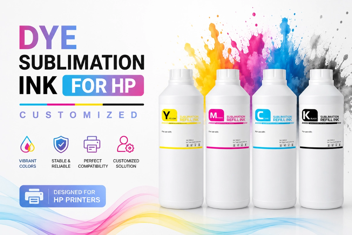 winnerjet dye sublimation ink for hp customized