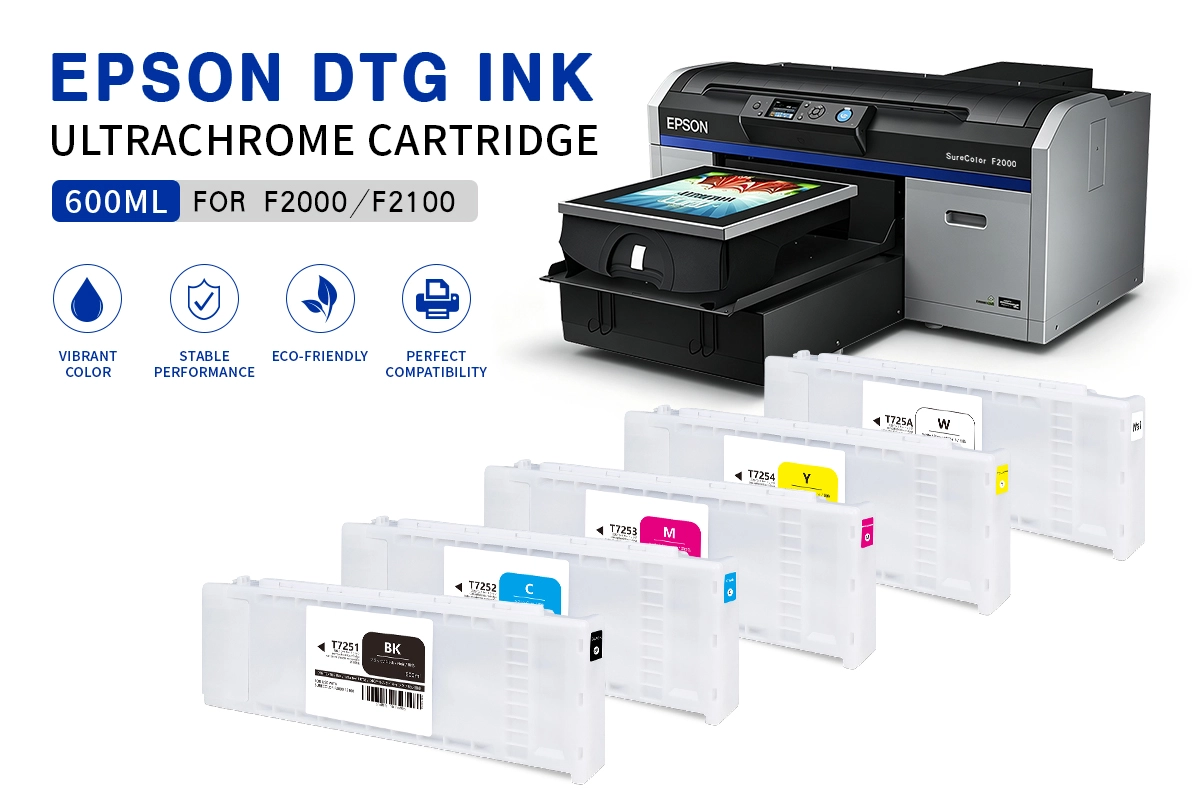 epson dtg ink ultrachrome cartridge 600ml for f2000/f2100