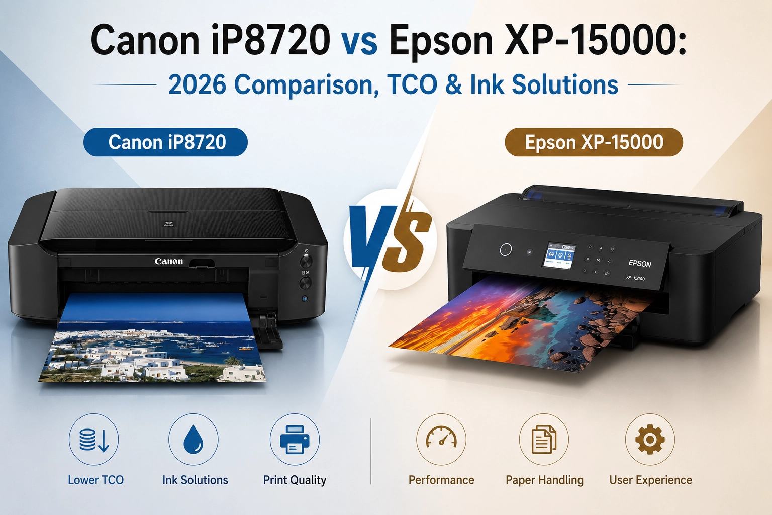 Canon iP8720 vs Epson XP-15000