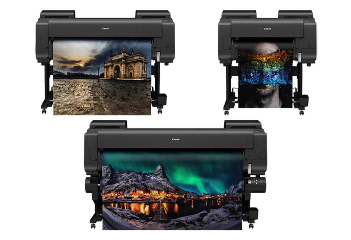 Canon Lucia pigment ink printing on imagePROGRAF printer