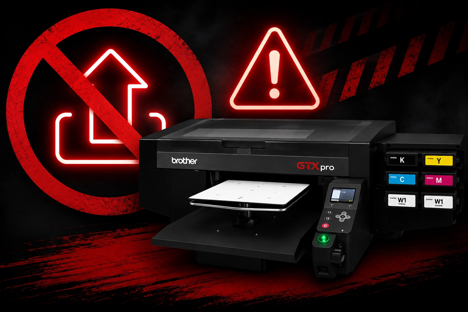 Do not perform the Brother GTX GTXpro firmware upgrade.