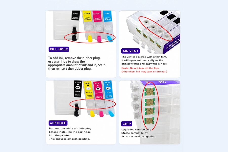 Winnerjet refillable cartridge with ARC chip