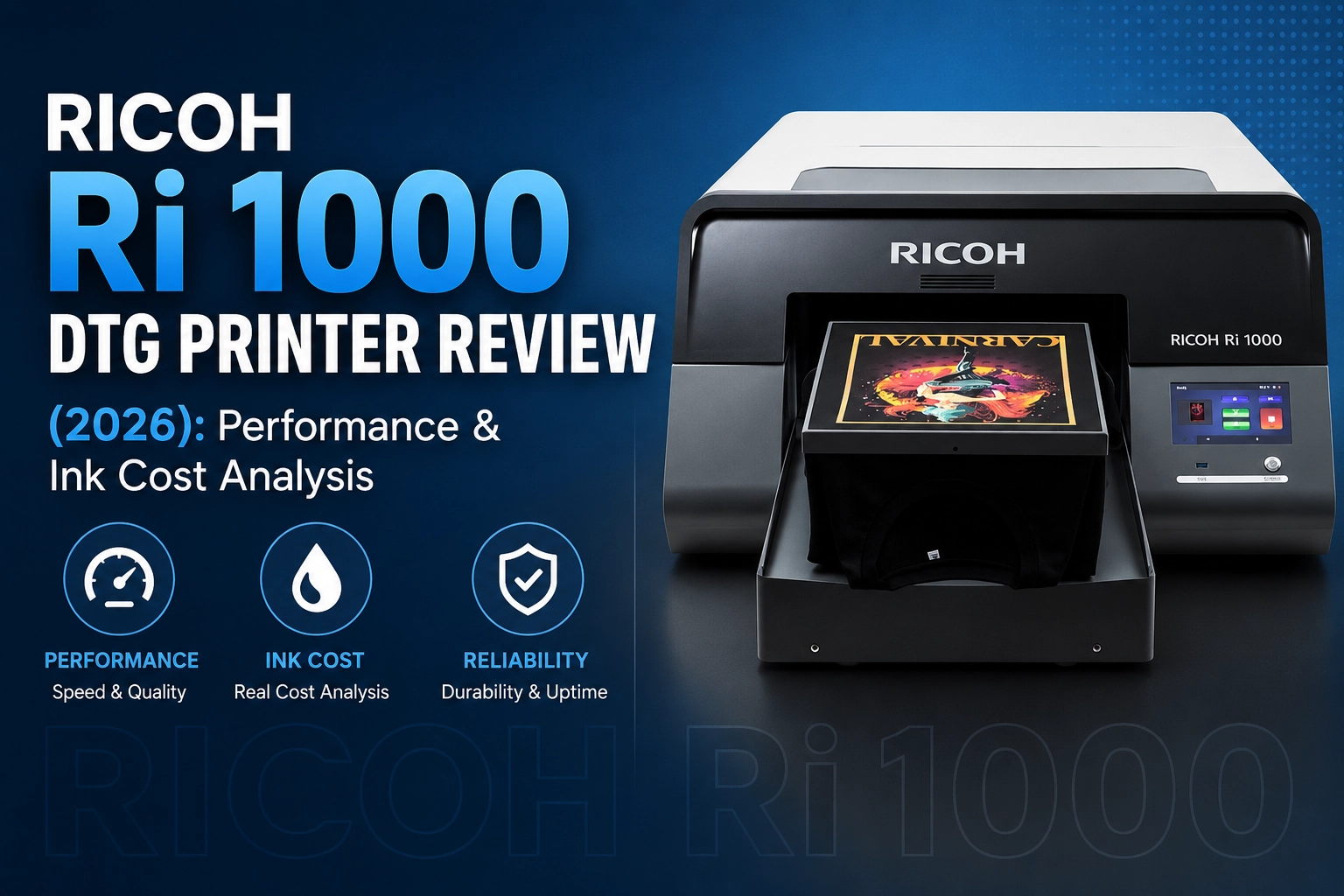 Ricoh Ri 1000 DTG Printer
