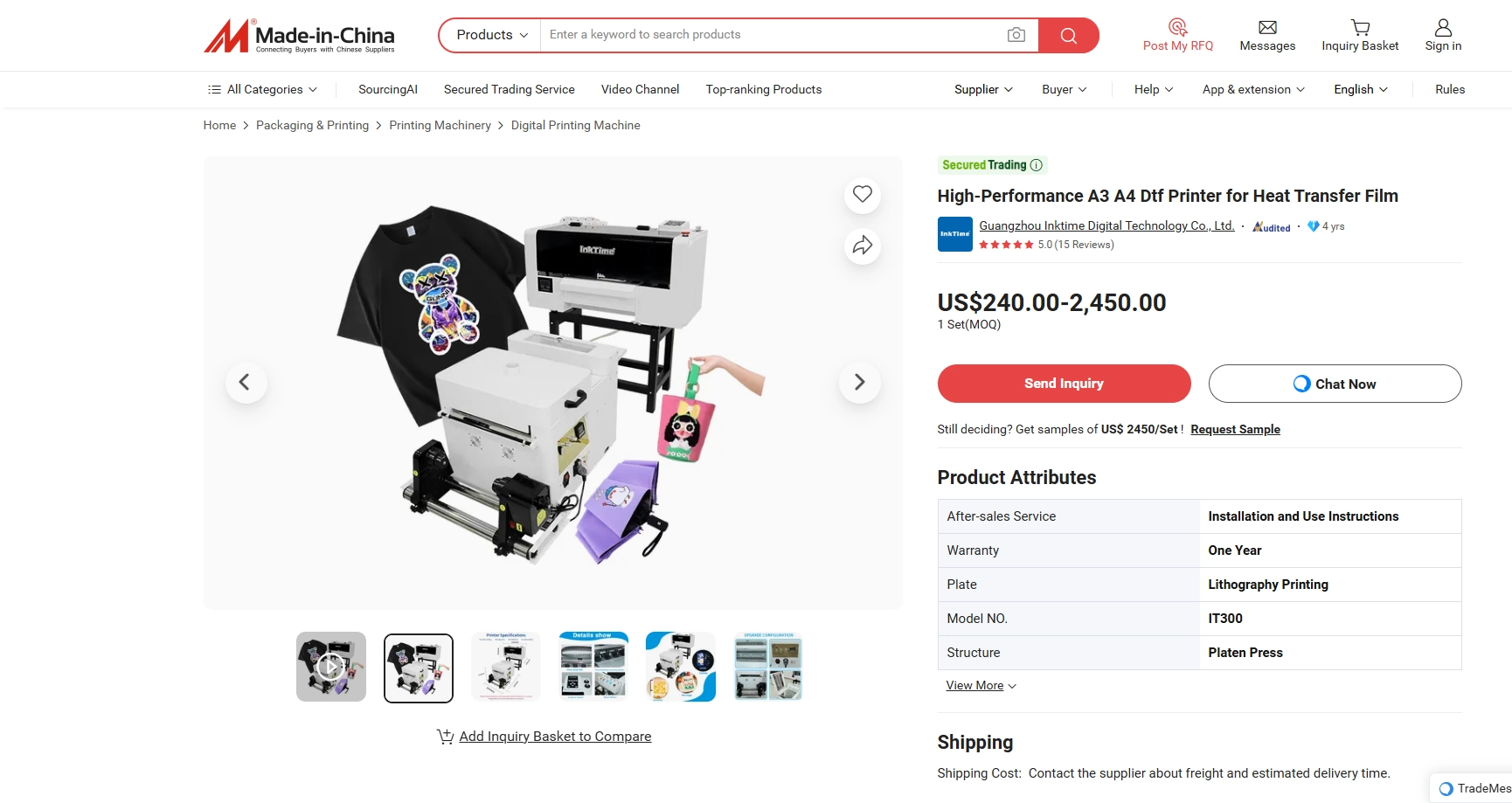 Inktime IT300 Series