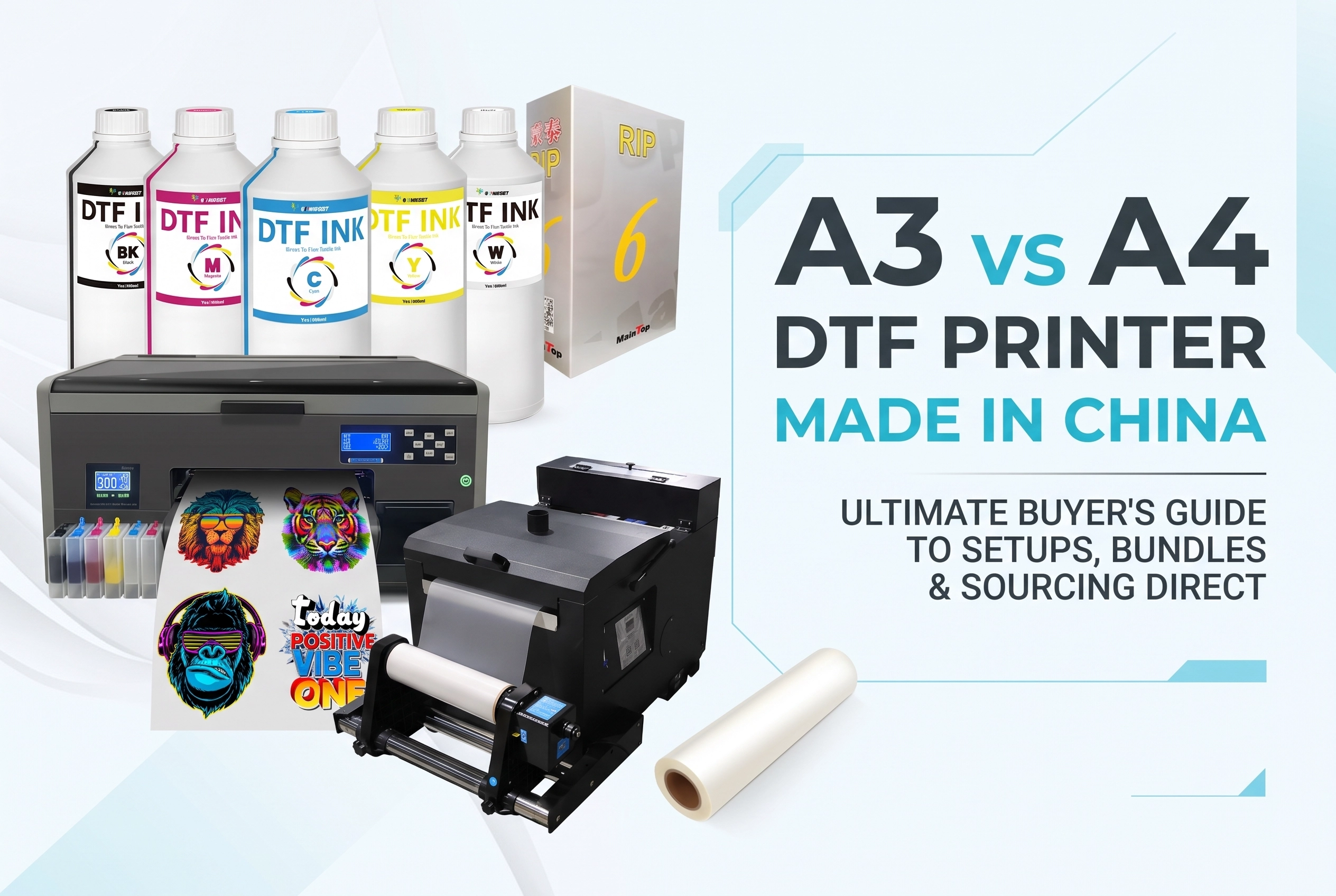 a3 a4 dtf printer made in china