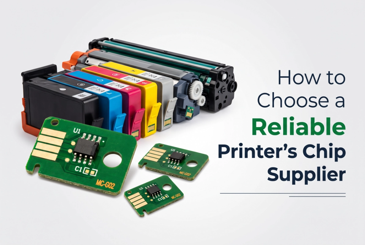 Printer chip supplier for commercial printing consumables