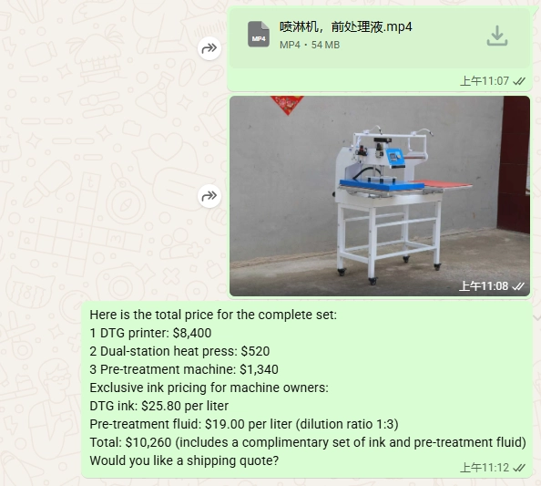 one-stop DTG printing solution